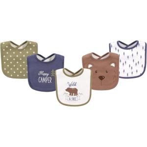 imageHudson Baby Unisex BabyCotton BibsBear