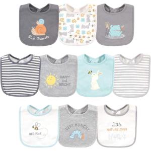imageHudson Baby Unisex BabyCotton BibsBest Friends