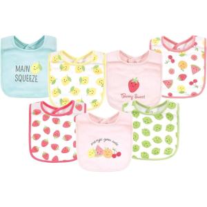 imageHudson Baby Unisex BabyCotton BibsCute Fruit