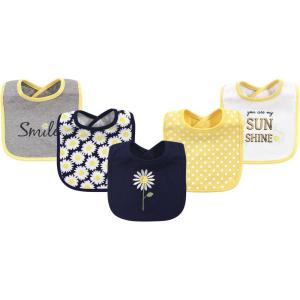 imageHudson Baby Unisex BabyCotton BibsDaisy