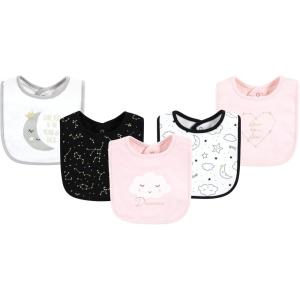 imageHudson Baby Unisex BabyCotton BibsDreamer