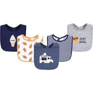 imageHudson Baby Unisex BabyCotton BibsIce Cream Truck