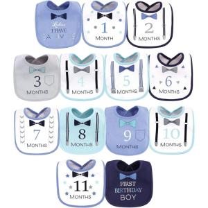 imageHudson Baby Unisex BabyCotton BibsLadies I Have Arrived 13pack