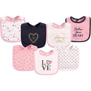 imageHudson Baby Unisex BabyCotton BibsLove