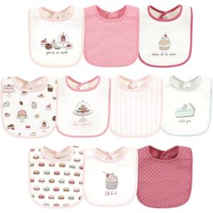 imageHudson Baby Unisex BabyCotton BibsSweet Bakery