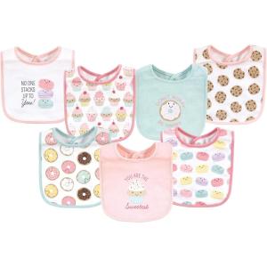 imageHudson Baby Unisex BabyCotton BibsSweetest Cupcake