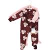 imageHudson Baby Baby Girls Plush Sleep and PlayBurgundy Floral