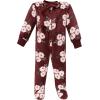 imageHudson Baby Baby Girls Plush Sleep and PlayBurgundy Floral