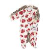 imageHudson Baby Baby Girls Plush Sleep and PlayRed Rose Leopard