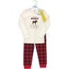 imageHudson Baby Matching Holiday Family PajamasMoose Wonderful Time