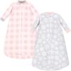 Gray Pink Snowflake 2-pack