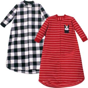 imageHudson Baby Unisex Baby LongSleeve Fleece Sleeping BagChristmas Dog