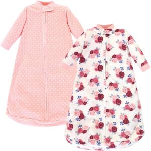 imageHudson Baby Unisex Baby LongSleeve Fleece Sleeping BagFloral