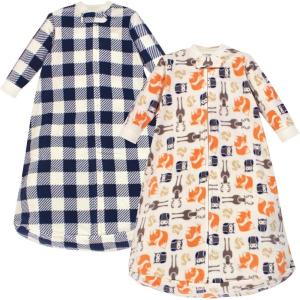 imageHudson Baby Unisex Baby LongSleeve Fleece Sleeping BagForest