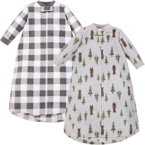 imageHudson Baby Unisex Baby LongSleeve Fleece Sleeping BagForest Bear