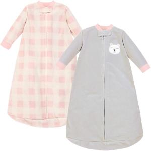 imageHudson Baby Unisex Baby LongSleeve Fleece Sleeping BagGirl Baby Bear