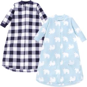 imageHudson Baby Unisex Baby LongSleeve Fleece Sleeping BagPolar Bear