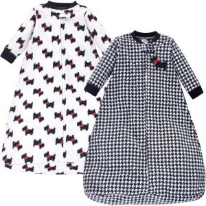 imageHudson Baby Unisex Baby LongSleeve Fleece Sleeping BagScottie Dog
