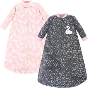 imageHudson Baby Unisex Baby LongSleeve Fleece Sleeping BagSwan
