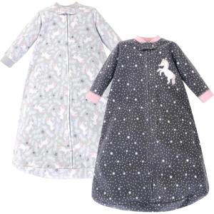 imageHudson Baby Unisex Baby LongSleeve Fleece Sleeping BagWhimsical Unicorn