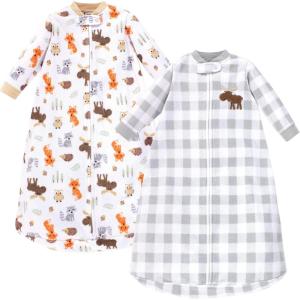imageHudson Baby Unisex Baby LongSleeve Fleece Sleeping BagWoodland