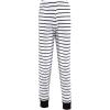 imageHudson Baby Baby Girls Cotton Pajama SetWhite Black Stripe