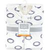 imageHudson Baby Unisex Baby Mink with Sherpa Inner Sleeping Bag Sack Blanket Boy Forest 1218 MonthsFootball