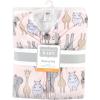 imageHudson Baby Unisex Baby Mink with Sherpa Inner Sleeping Bag Sack Blanket Boy Forest 1218 MonthsPink Safari
