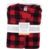 imageHudson Baby Unisex BabyPlush Sleeping Bag Sack BlanketBuffalo Plaid Longsleeve