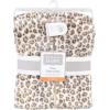 imageHudson Baby Unisex BabyPlush Sleeping Bag Sack BlanketCream Leopard