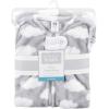 imageHudson Baby Unisex BabyPlush Sleeping Bag Sack BlanketGray Clouds Plush