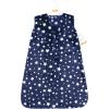 imageHudson Baby Unisex BabyPlush Sleeping Bag Sack BlanketNavy Stars Sleeveless