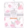 imageHudson Baby Unisex BabyPlush Sleeping Bag Sack BlanketPink Rose