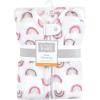 imageHudson Baby Unisex BabyPlush Sleeping Bag Sack BlanketSleeveless Modern Rainbow