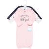 imageHudson Baby babygirls Cotton GownsGirl Daddy Pink Navy