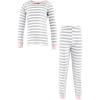 Gray Stripe Pink