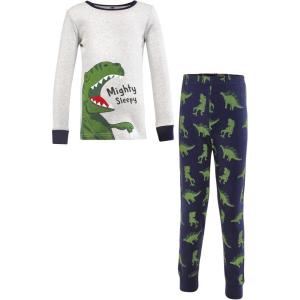 imageHudson Baby Baby Girls Cotton Pajama SetBoy Dino