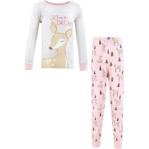 imageHudson Baby Baby Girls Cotton Pajama SetDeer
