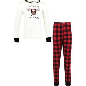 imageHudson Baby Baby Girls Cotton Pajama SetMoose Be Dreaming