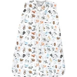 imageHudson Baby Unisex Baby Mink with Sherpa Inner Sleeping Bag Sack Blanket Boy Forest 1218 MonthsAlphabet Animals