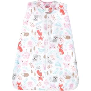 imageHudson Baby Unisex Baby Mink with Sherpa Inner Sleeping Bag Sack Blanket Boy Forest 1218 MonthsGirl Woodland