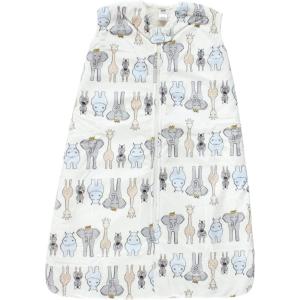 imageHudson Baby Unisex Baby Mink with Sherpa Inner Sleeping Bag Sack Blanket Boy Forest 1218 MonthsRoyal Safari