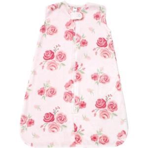 imageHudson Baby Unisex BabyPlush Sleeping Bag Sack BlanketBlush Rose Sleeveless