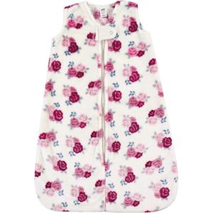 imageHudson Baby Unisex BabyPlush Sleeping Bag Sack BlanketFloral