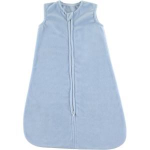 imageHudson Baby Unisex BabyPlush Sleeping Bag Sack BlanketLight Blue