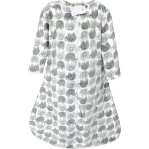 imageHudson Baby Unisex BabyPlush Sleeping Bag Sack BlanketLongsleeve Elephants