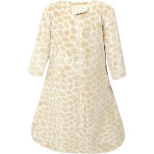 imageHudson Baby Unisex BabyPlush Sleeping Bag Sack BlanketLongsleeve Giraffe