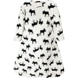 imageHudson Baby Unisex BabyPlush Sleeping Bag Sack BlanketLongsleeve Moose