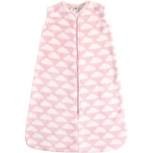 imageHudson Baby Unisex BabyPlush Sleeping Bag Sack BlanketPink Clouds Plush