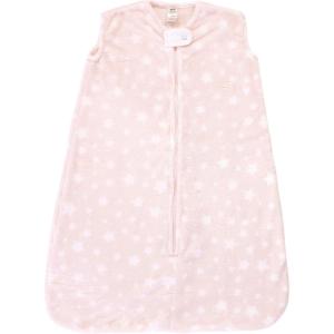 imageHudson Baby Unisex BabyPlush Sleeping Bag Sack BlanketPink Star